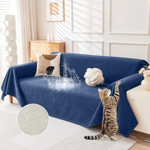 Deep Dream Cat-Scratch Resistant Couch Cover, Waterproof Sofa Cover by DeepDream