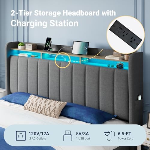 Allewie King Size Bed Frame - Image 5
