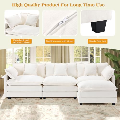 Hanherry Modular Sectional Sofa, Cloud Couch - Image 6