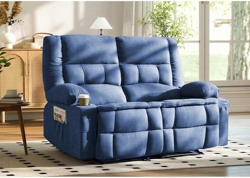 Loveseat Recliner Sofa, Wall Hugger Reclining Loveseat by Unknown