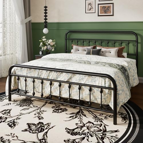 SHA CERLIN King Metal Bed Frame - Image 3