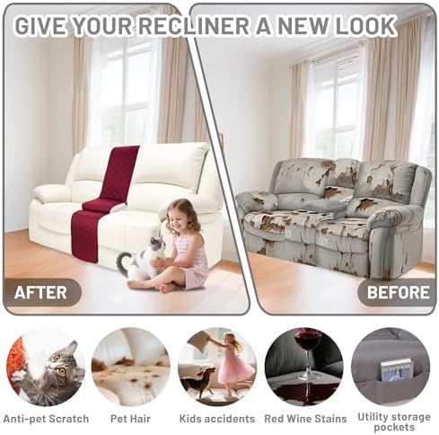 Sectional Reclining Couch Covers - Image 4