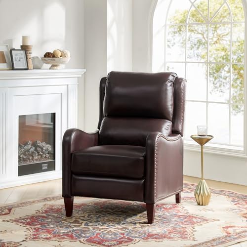 HULALA HOME Genuine Leather Recliner Chair - Image 3