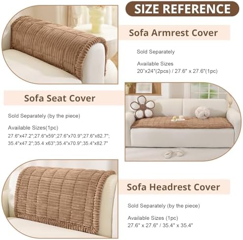 OstepDecor Couch Cover for Dogs, Washable Non Slip Sofa Cover for Pets - Image 3