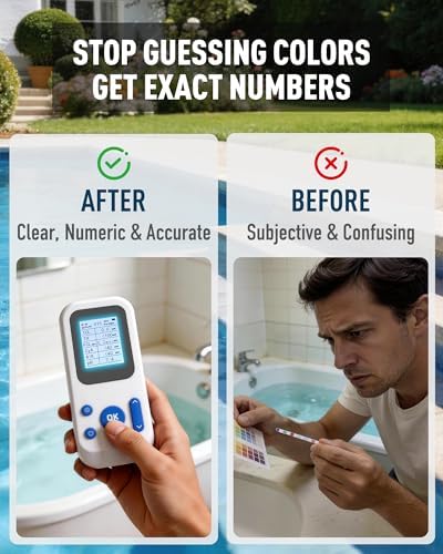 Digital Pool Water Test Kit, 7-in-1 Pool & Spa Water Testing System - Image 2