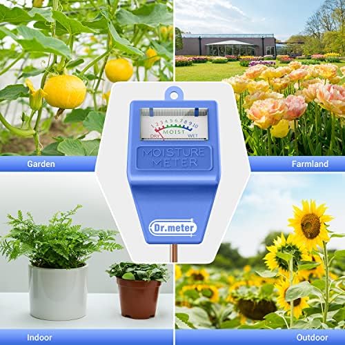 Dr.meter Soil Moisture Meter for Plants, Plant Water Gauge Test Kit - Image 7