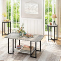Lamerge 3 Pieces Living Room Table Set, Coffee Table by LAMERGE-GROWWITHLOVE
