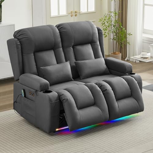 URRED Power Loveseat Recliner Sofa - Image 2