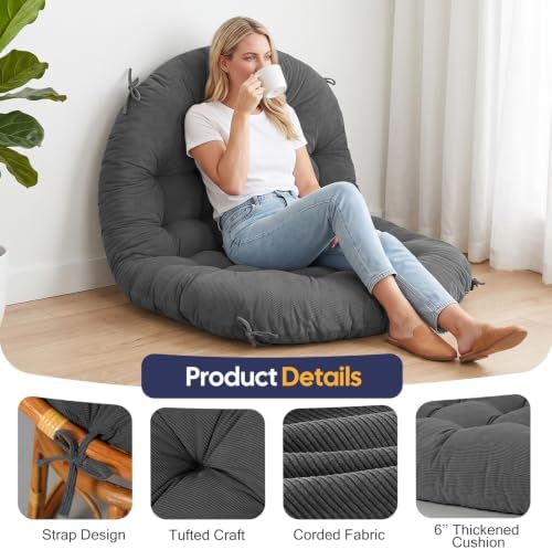 idee-home Double Papasan Chair Cushion - Image 6