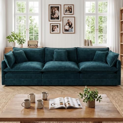 Tmsan Blue Cloud Modular Sectional Sofa Couch - Image 3