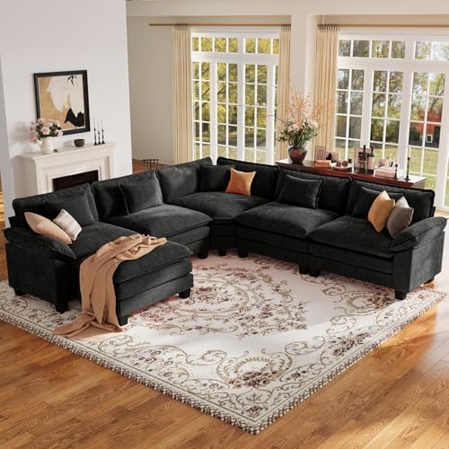 CDCASA 117" Oversized Modular Sectional Sofa by CDCASA
