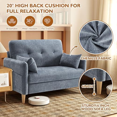 Urhanherry 47" Small Sofa Couch - Image 3