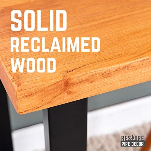 PIPE DECOR Sunset Cedar Solid Wood Rustic 48” Desk Kit - Image 6