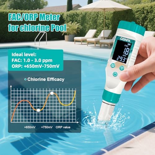 Digital Pool Water Tester, Chlorine Tester & Pool Salt Tester - Image 5
