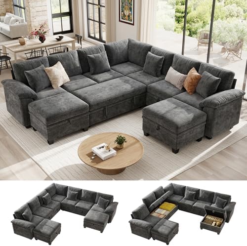 Ihanherry 108" Modular Sectional Sofa by iHanHerry