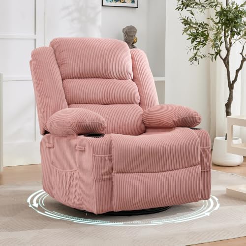 Garvee Rocking Recliner Chair for Adults Wide 360° Swivel Rocker Recliner by Garvee