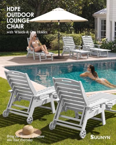 Chaise Lounge Outdoor Set of 2, Lounge Chair Outdoor - Image 4