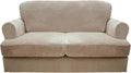 CUCRAF T Cushion Sofa Cover 3 Piece Loveseat Slipcovers, Soft Thick Velvet by CUCRAF