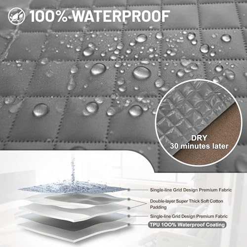 Waterproof Sectional Reclining Couch Covers L Shaped Recliner Sectional Sofa - Image 4