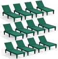 Nestl Lounge Chair Outdoor, Tanning Chair, Chaise Lounge Outdoor Set of 12 by Nestl