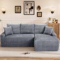 85" L Shaped Cloud Boneless Sectional Couches by Unknown