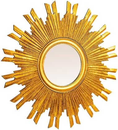 Creative Co-Op Gold Sunburst Mirror by Unknown