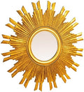 Creative Co-Op Gold Sunburst Mirror by Unknown