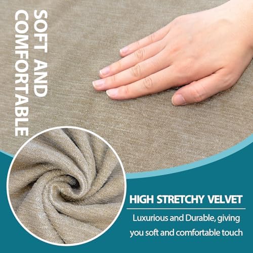 3 Piece T Cushion Sofa Slipcovers Stretch Couch Cover Furniture Covers - Image 4