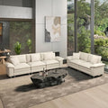 HERA'S HOUSE 2 Pieces Modular Loveseat Couch & 3-Seat Sectional Sofa Set by HERASHOUSE
