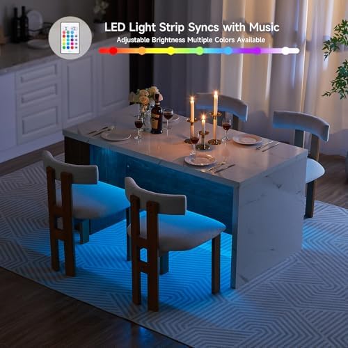 ONBRILL 61"*31" Whole Board of Tabletop Kitchen Island Table - Image 5