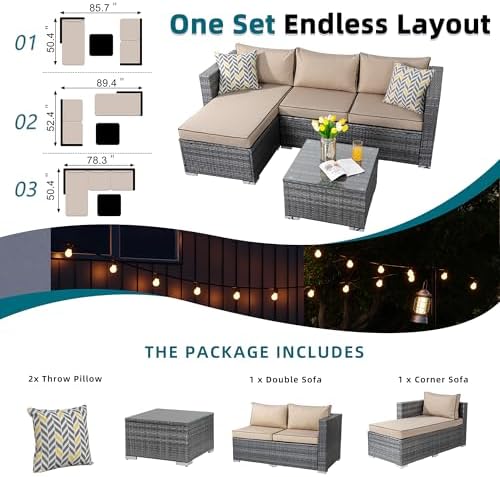 SUNLEI Patio Furniture Set - Image 4