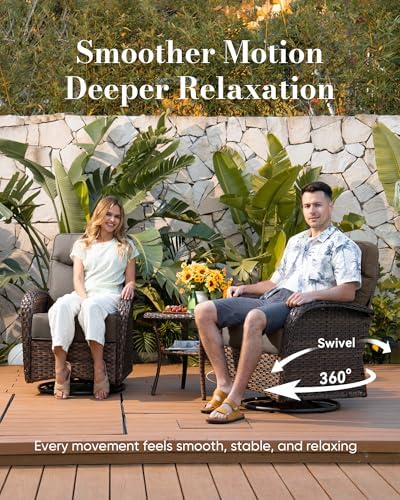 Belord Upgraded 6“ Cushion Luxury Patio Furniture Set - Image 3