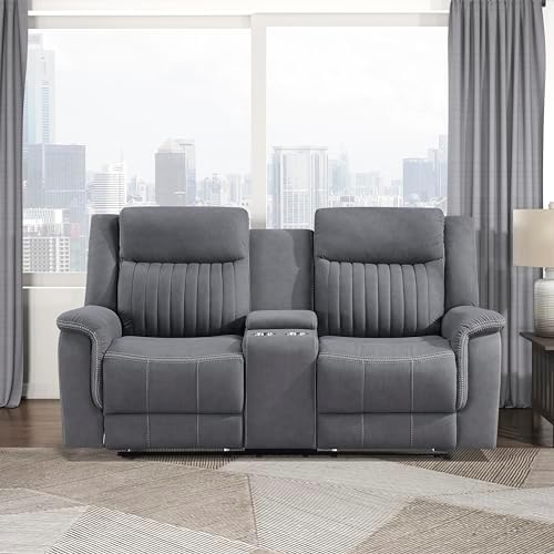 Lexicon 75" W Manual Double Reclining Loveseat by Lexicon