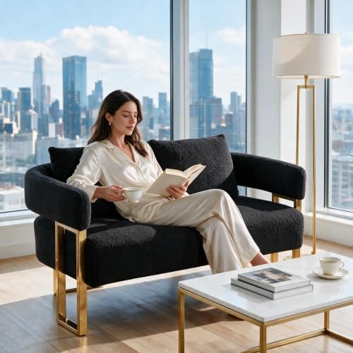 YISHENG Loveseat Sofa Modern Accent Chairs - Image 5