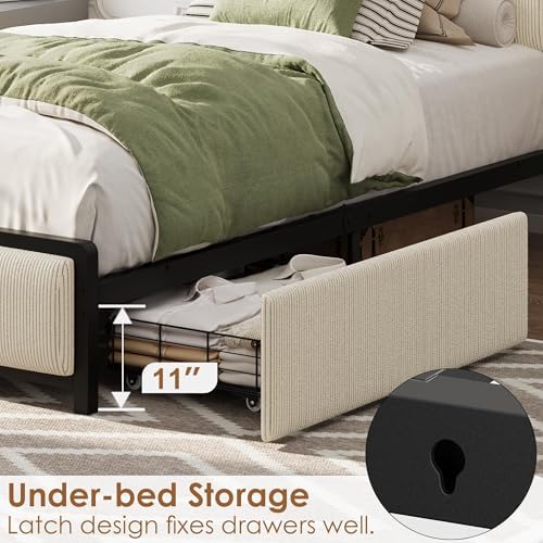 GAOMON Twin-XL Size Bed Frame - Image 6