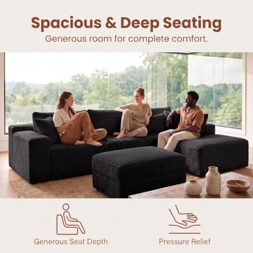 Boneless Couch Modular Sectional Sofa Cloud Couch - Image 7