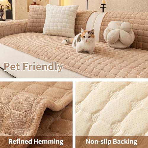 Velvet Sectional Couch Covers for Dogs - Image 3