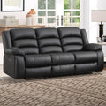 EBELLO Faux Leather Manual Reclining Sofa by EBELLO