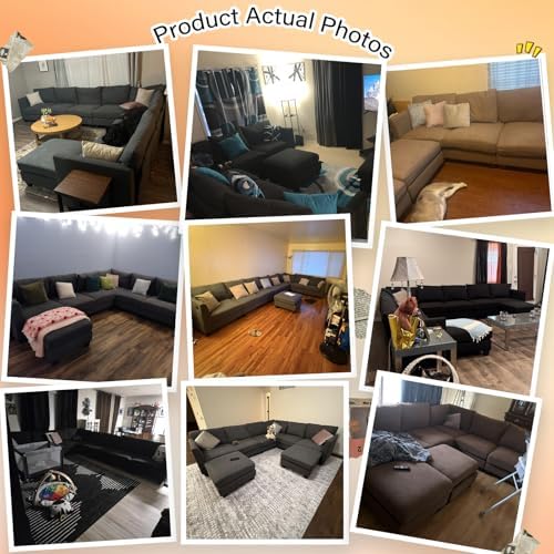 150.4" Large Sectional Couches for Living Room - Image 3
