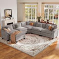 CDCASA 117" Oversized Modular Sectional Sofa by CDCASA