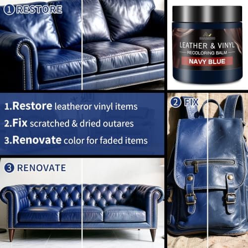 Leather Recoloring Balm and Leather Repair Kit - Image 3