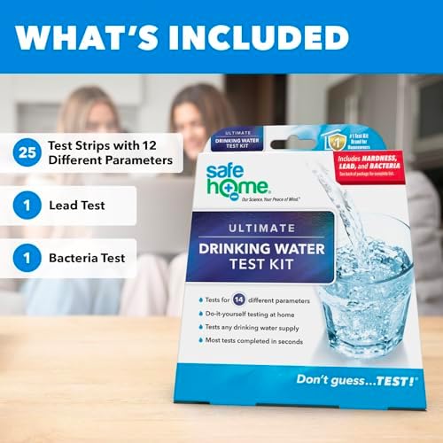 Safe Home® 14-in-1 DIY Ultimate Drinking Water Test Kit – Includes Lead & - Image 3