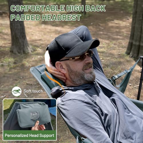 TIMBER RIDGE Hammock Camping Chair, Oversized Swinging Chair, 400lbs Load - Image 6