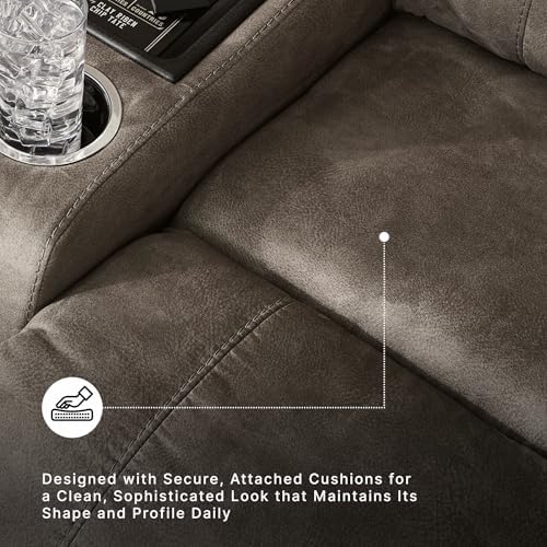 Signature Design by Ashley Wall Hugger Reclining Loveseat - Image 5