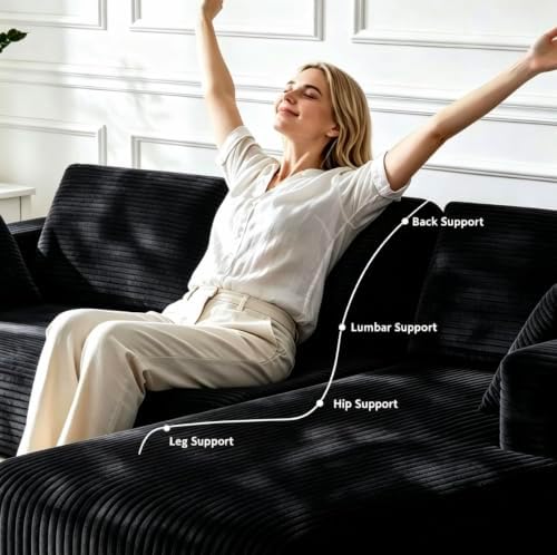 106" L-Shaped Modular Sectional Sofa - Image 4