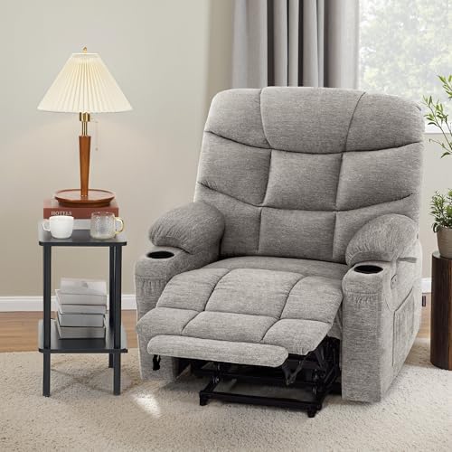 MCombo Power Lift Recliner Elderly, Fabric R7289 - Image 6