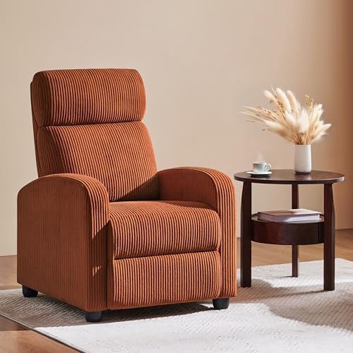 Yaheetech Recliner Chair with 3 Adjustable Angles Armchair Brick Red - Image 2