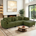 112.4'' Cloud Couch, L Shaped Modular Sectional Sofa by MastonHome