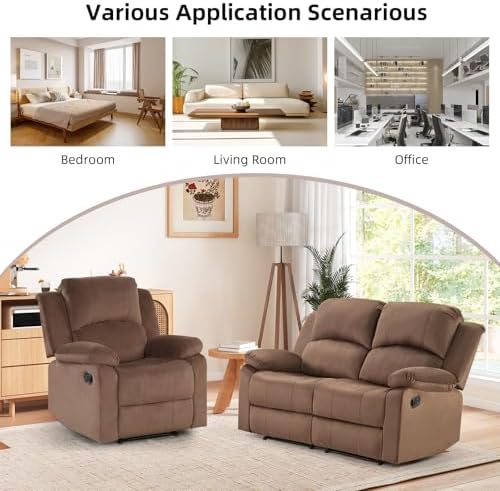 EBELLO Manual Reclining Couch Set - Image 7