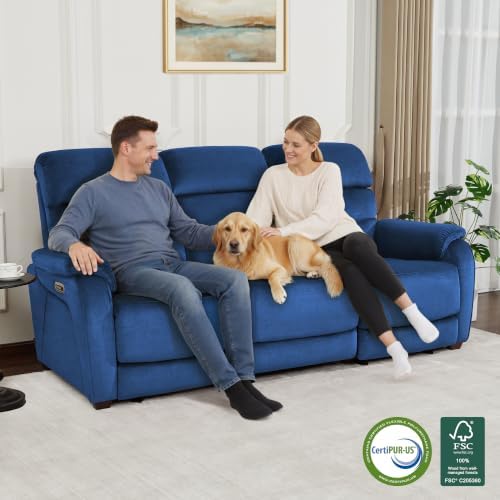 MCombo 87.2'' Wall Hugger Power Recliner Sofa - Image 3